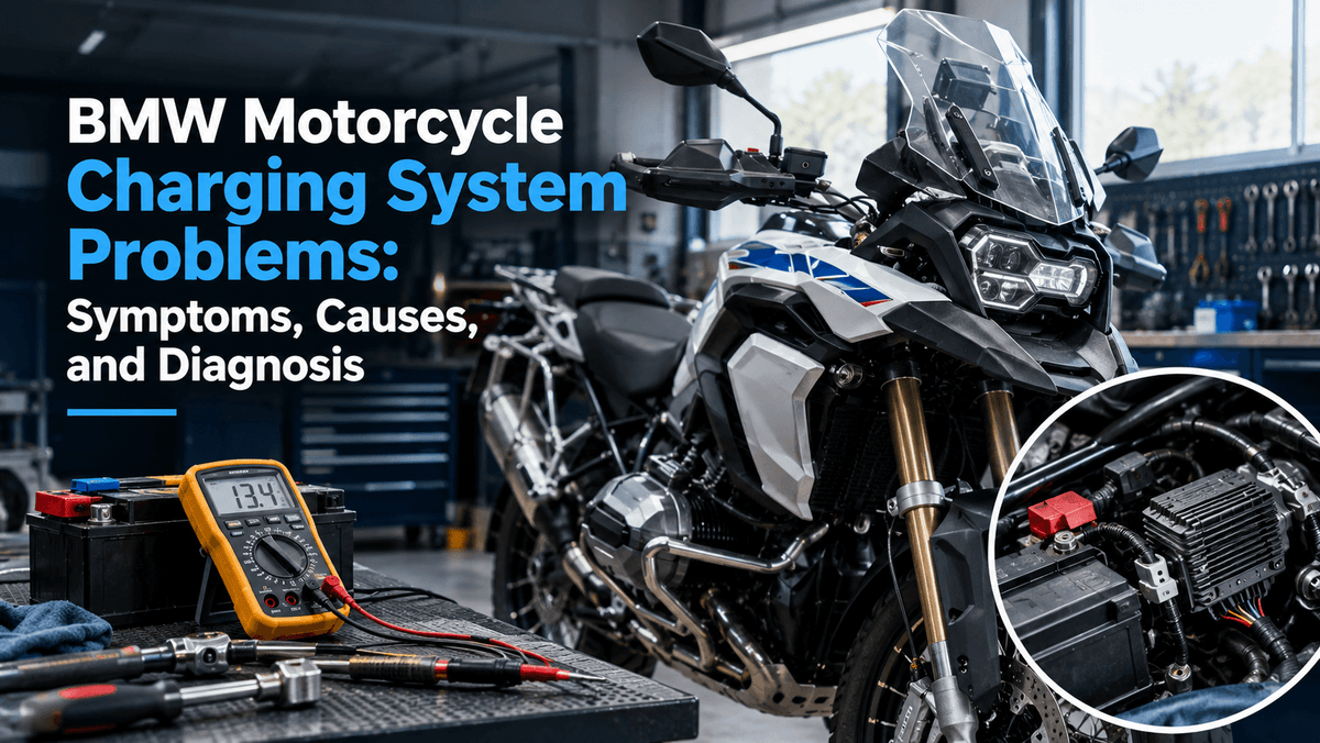 BMW Motorcycle Charging System Problems: Symptoms, Causes, and Diagnosis