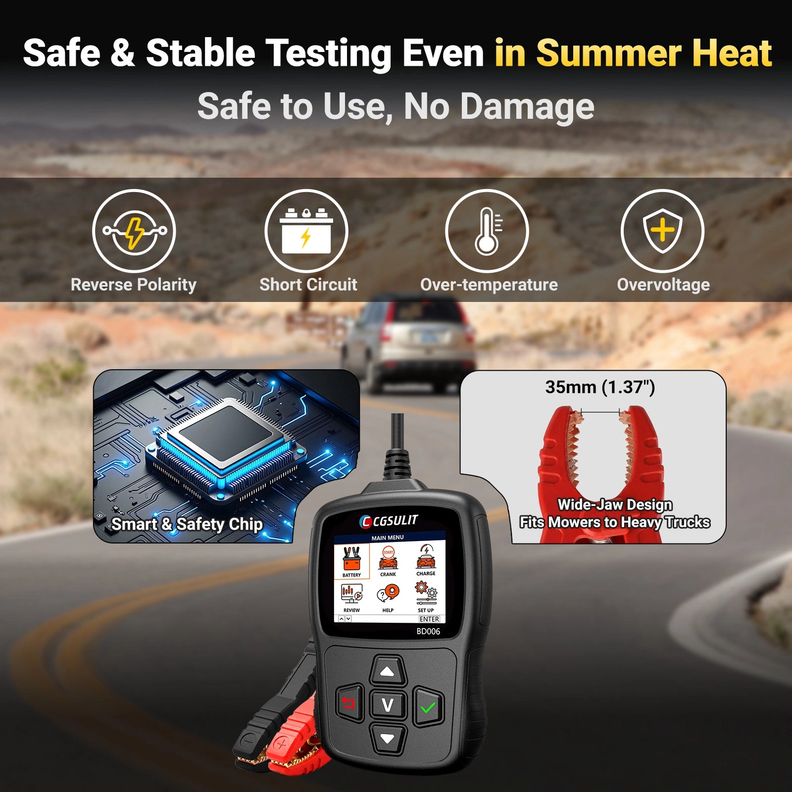 cgsulit bd06 battery tester easy to use