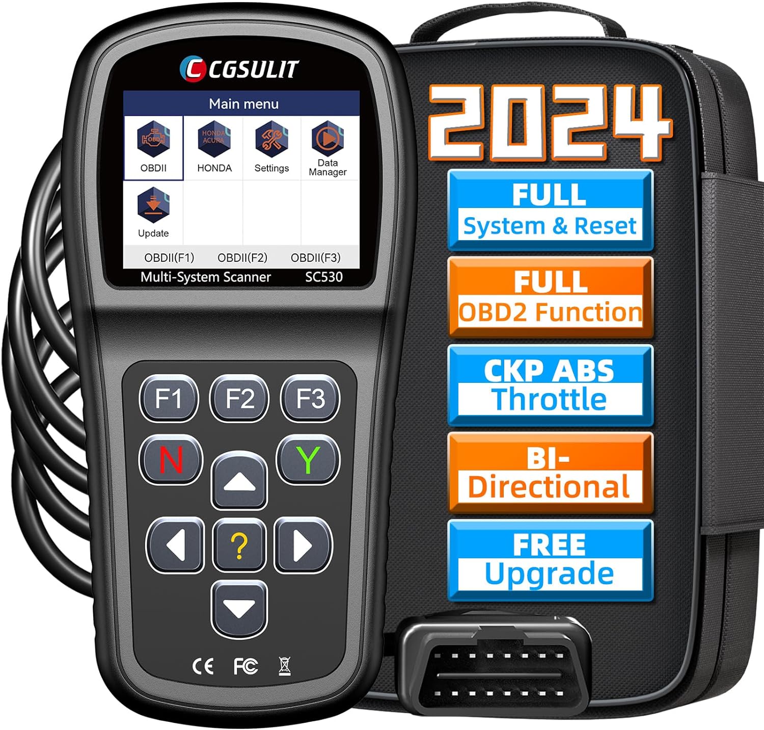 TOPDON AD600S OBD2 Scanner – Full System Diagnostic Tool For Engine, ABS, SRS, TPMS & More | 2025 Model