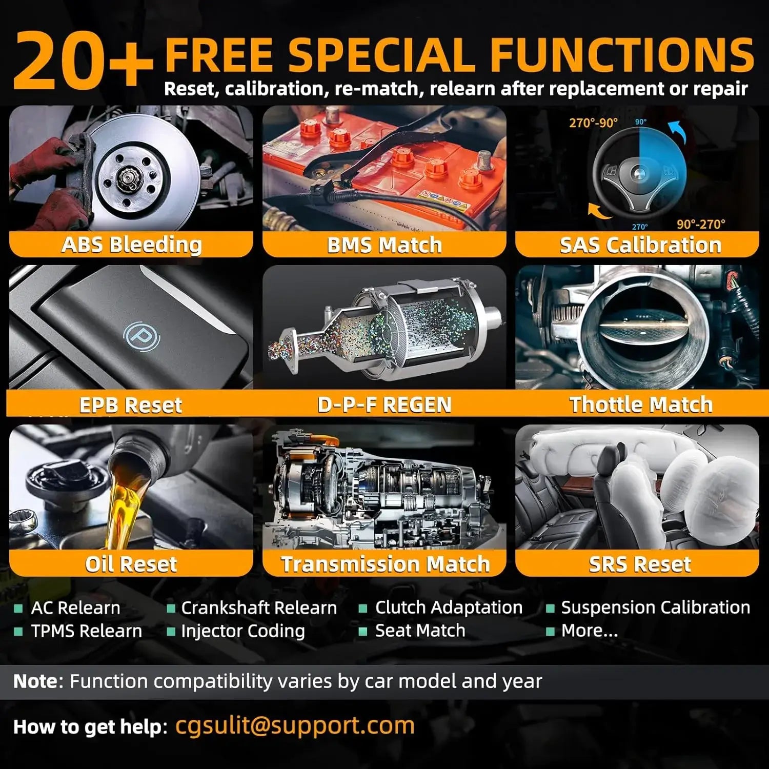 cgsulit sc530 pro mercedes benz obd2 scanner with over 20 special reset functions