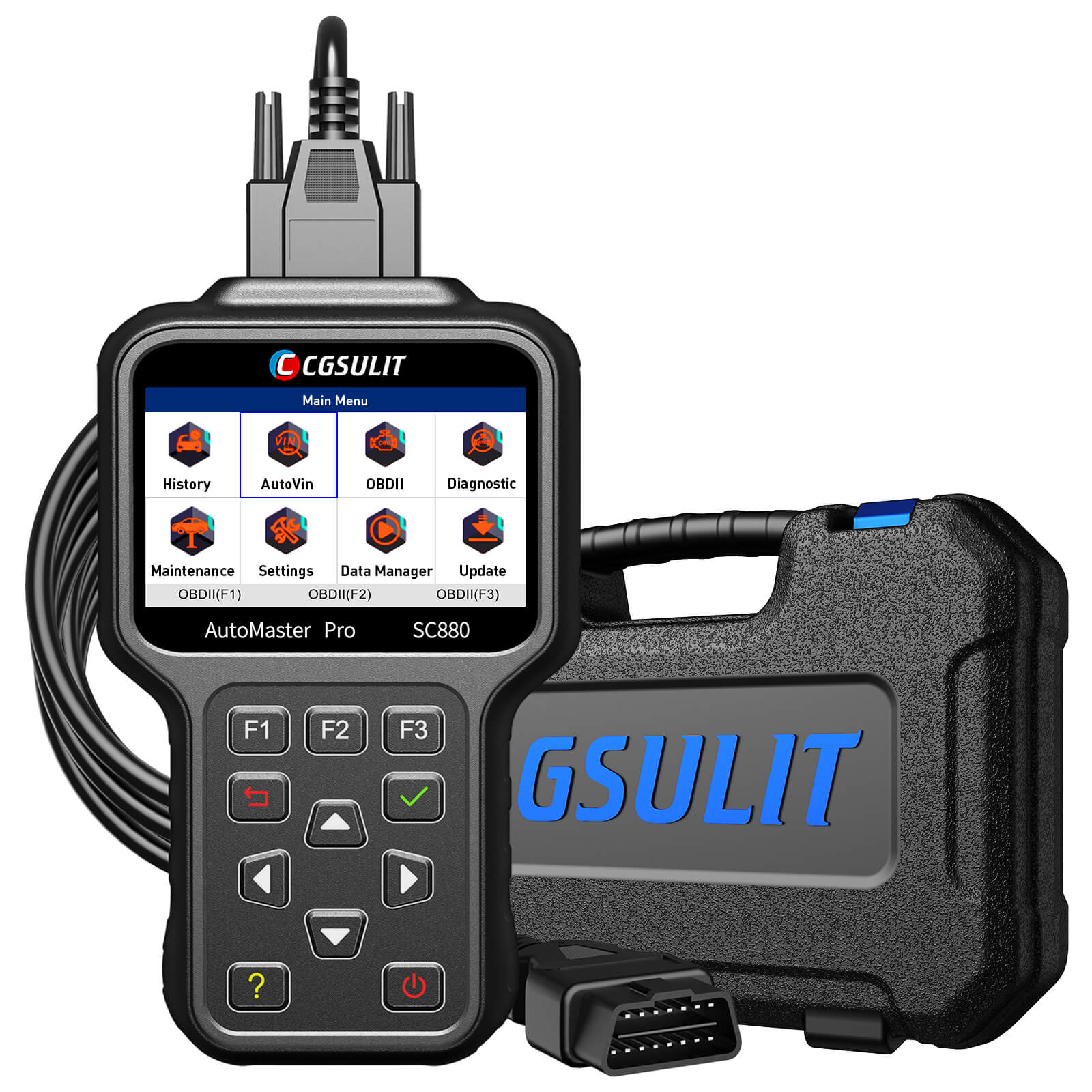 CGSULIT SC880 Car Diagnostic OBD2 Scanner For Full Systems Car