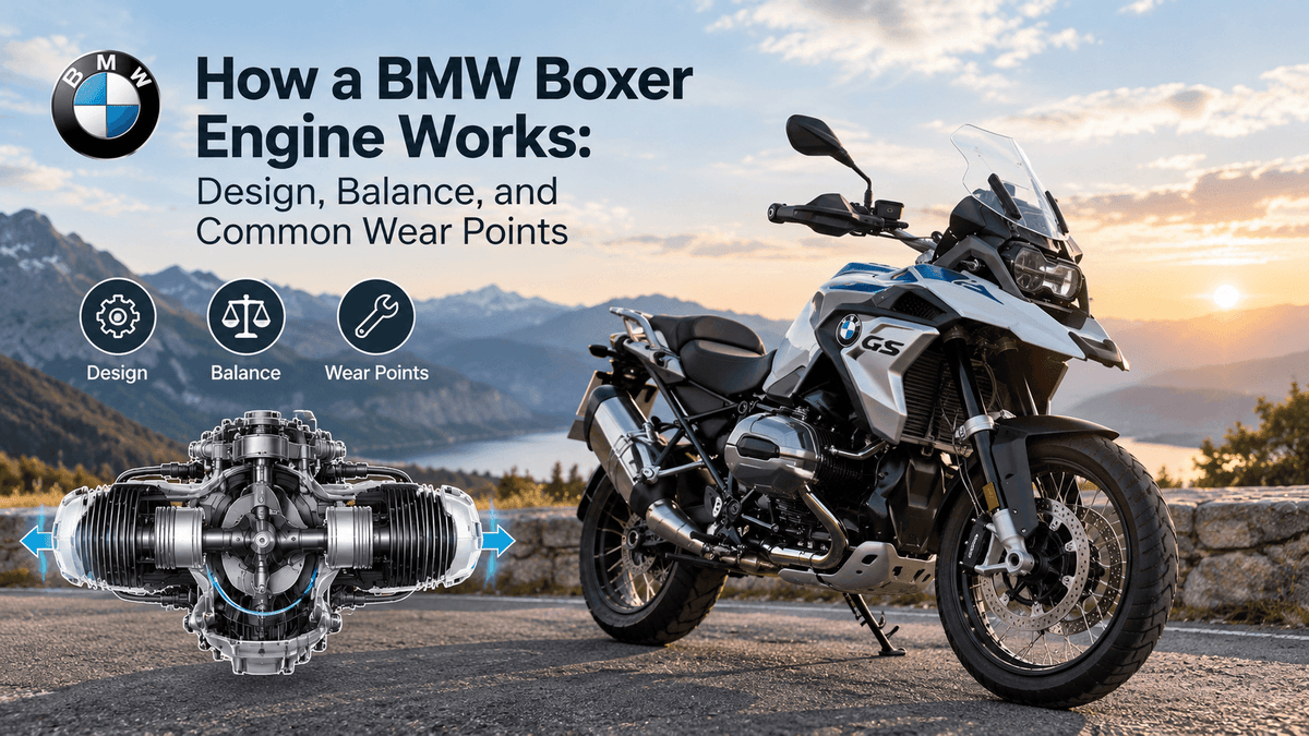 How a BMW Boxer Engine Works: Design, Balance, and Common Wear Points