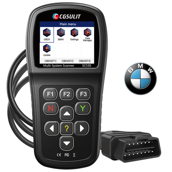 CGSULIT SC530 BMW/ MINI OE-Level Scan Tool Full System Diagnostics, OBDII Scanner with Bi-Directional Control