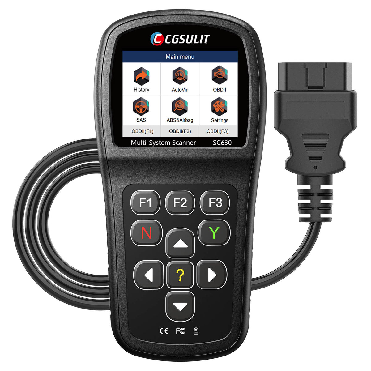 経典 Brake ABS Scanner OBD2 SC630 CGSULIT Bleed Tool Scan Diagnostic セキュリティ・セーフティ