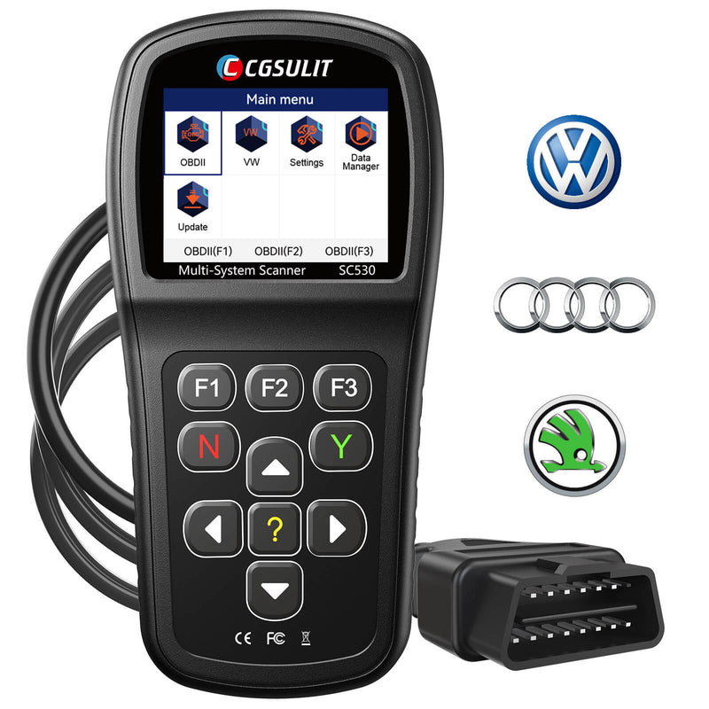 CGSULIT SC530 VW/ Audi Full System OE-Level Diagnostic Service Tool OBDII Scanner with Active Test