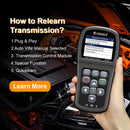 how to relearn transmission with the cgsulit sc530 gm scan tool?