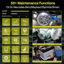 cgsulit sc530 mercedes benz obd2 scanner supports over 30 maintenance functions