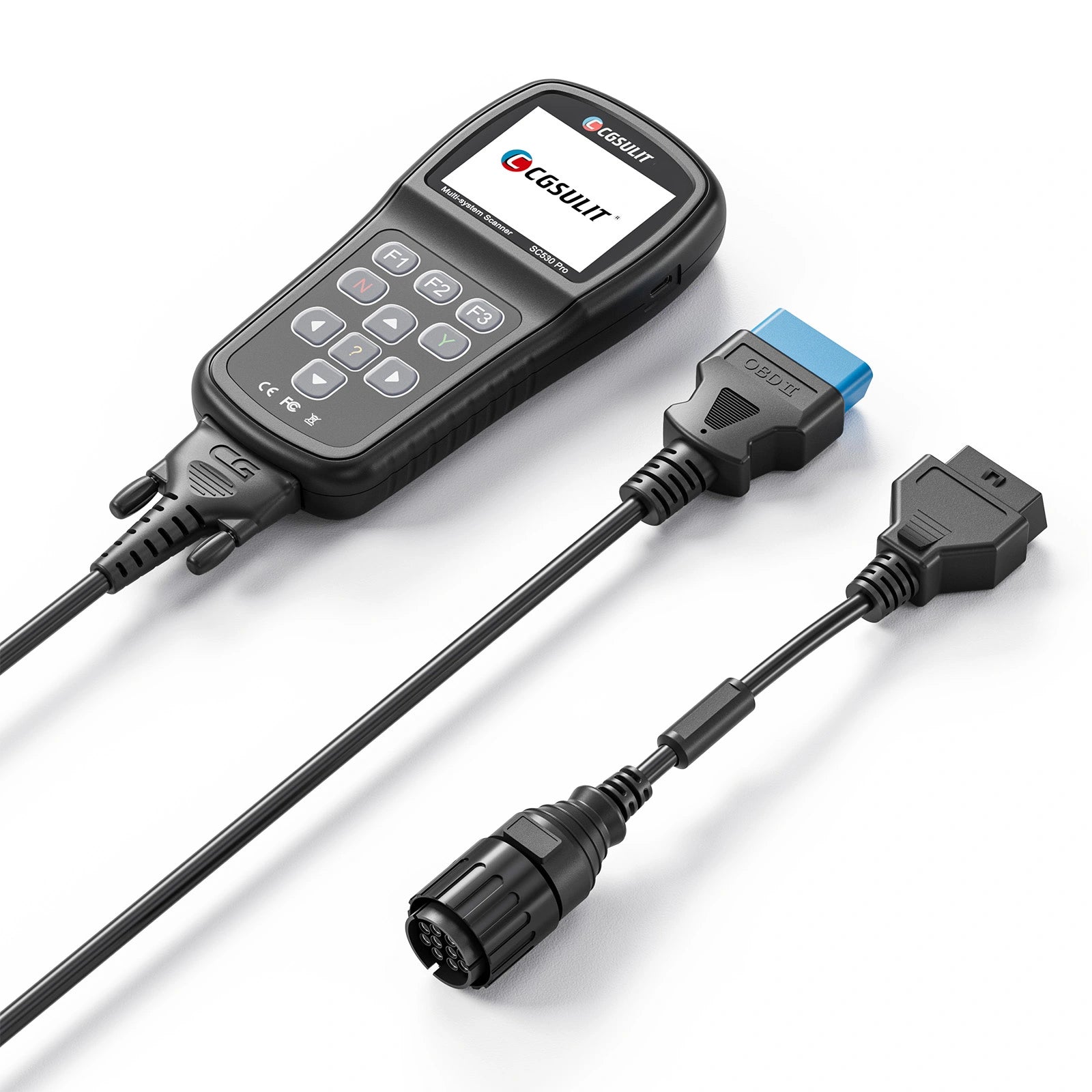 cgsulit sc530 pro for bmw motorcycle with 10 pin adapter and obd2 cable