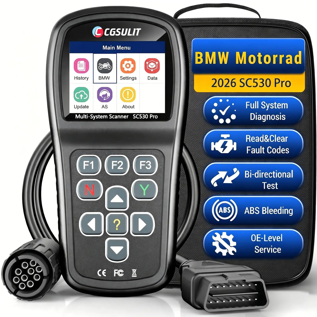 BMW Motorcycle Diagnostic Tool Bike Motorrad OBD2 Scanner