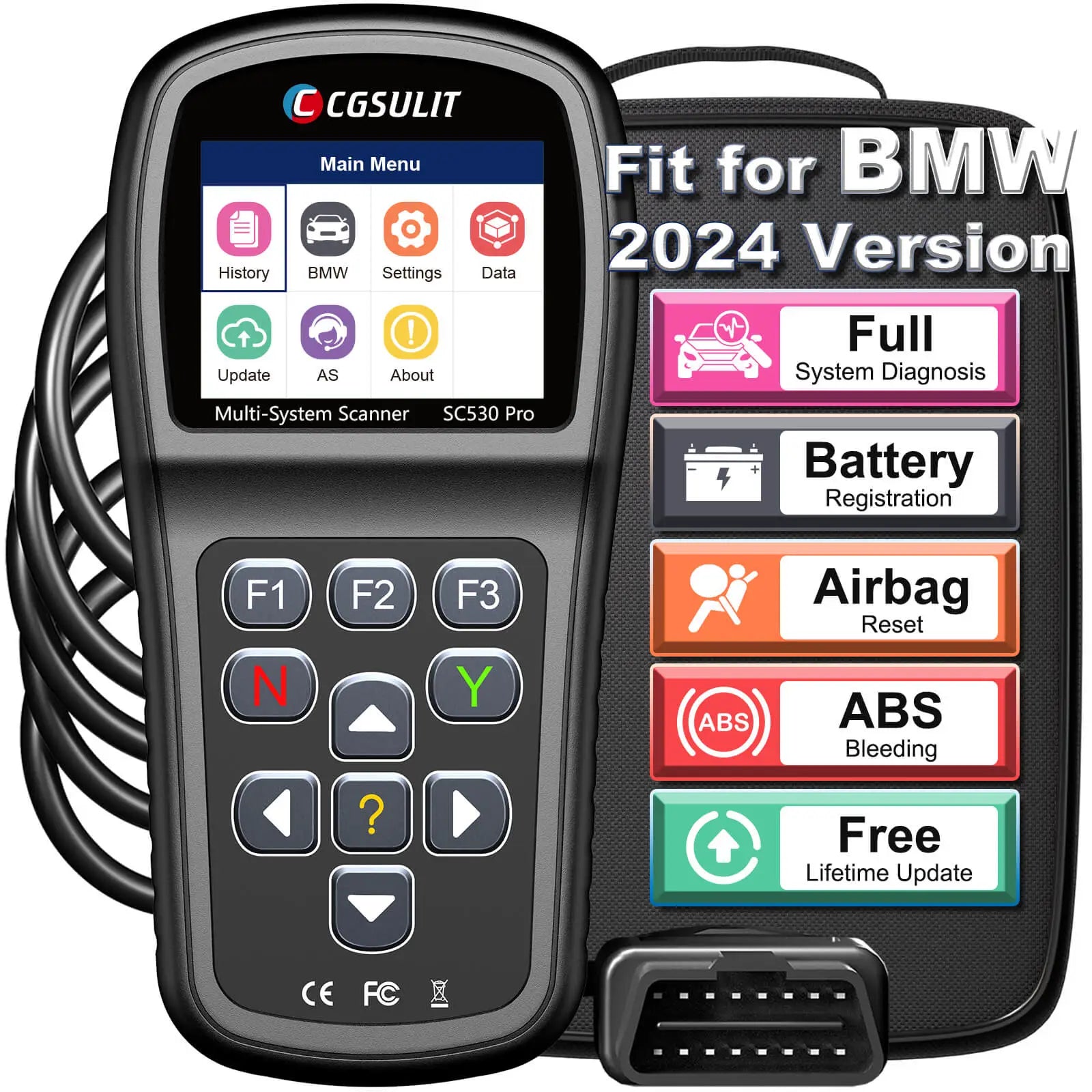 CGSULIT SC530 PRO BMW Scan Tool OBD2 Scanner
