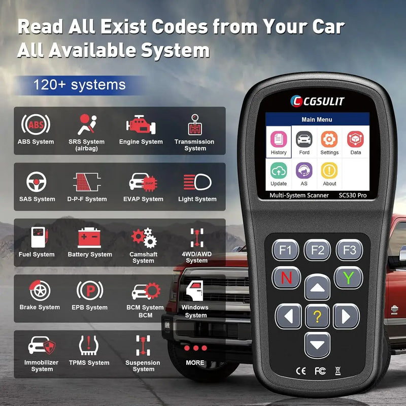 CGSULIT sc530 pro ford scan tool with full system diagnostic