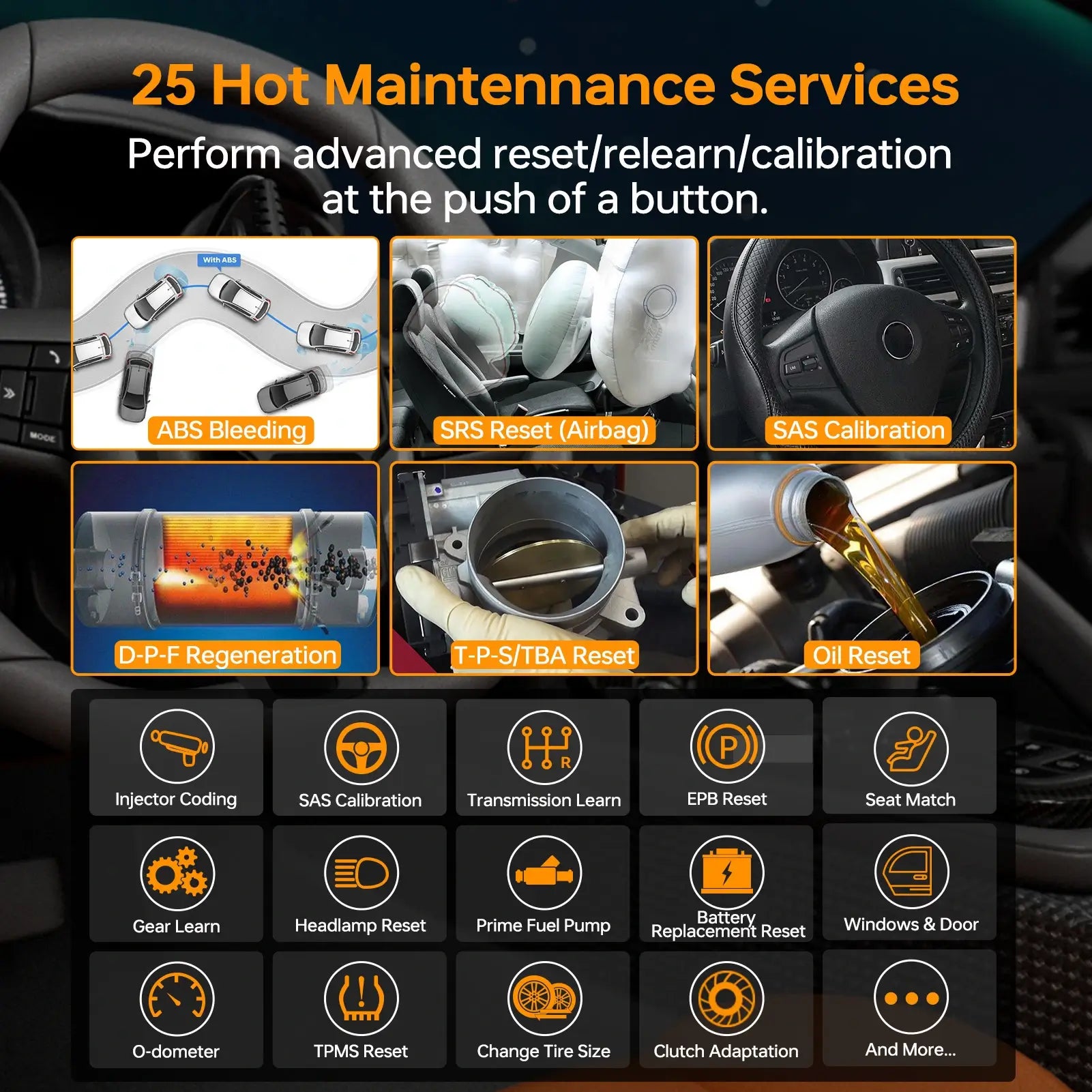 cgsulit sc880 obd2 scanner offers 25 hot reset services