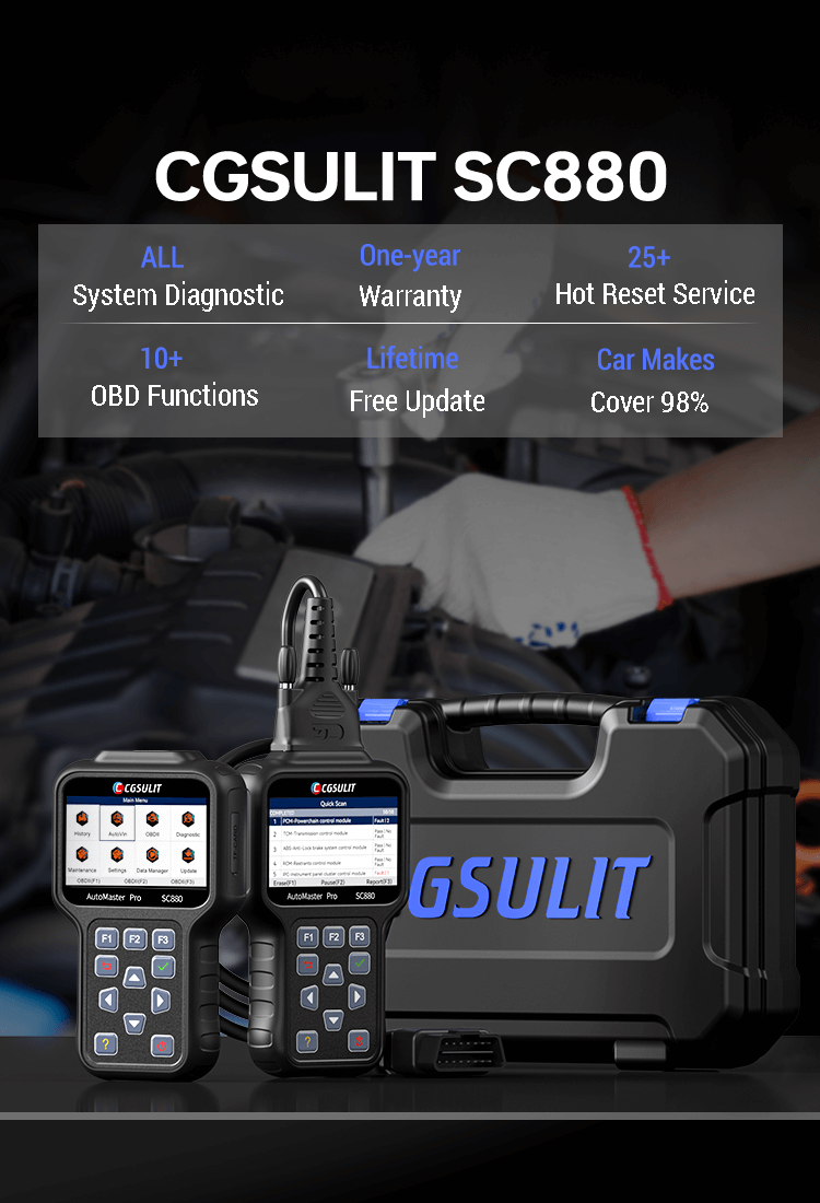 CGSULIT®Official Store IDiagnostic scanners OBDII code reader for cars