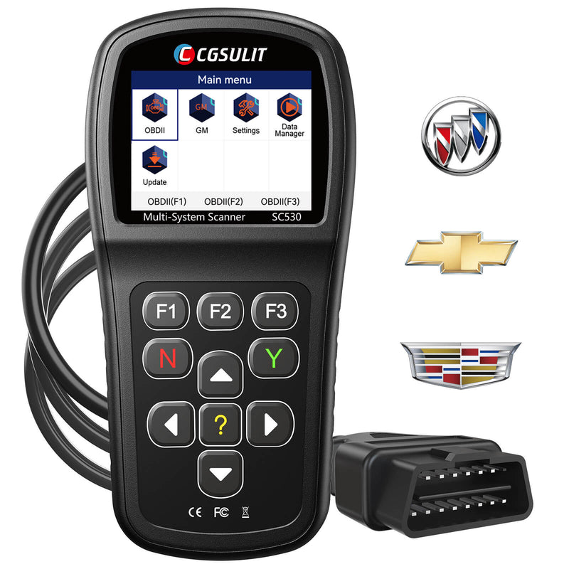 CGSULIT SC530 GM(Chevrolet/ Buick) All System OBD2 Scanner Car Diagnostic Machine Bi-directional Scan Tool