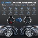 CGSULIT SC204 12 OBD2 modes, easily turn off the check engine light.