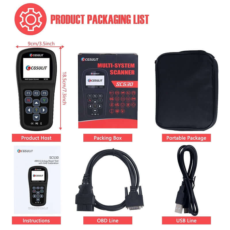 cgsulit sc530 landrover package list