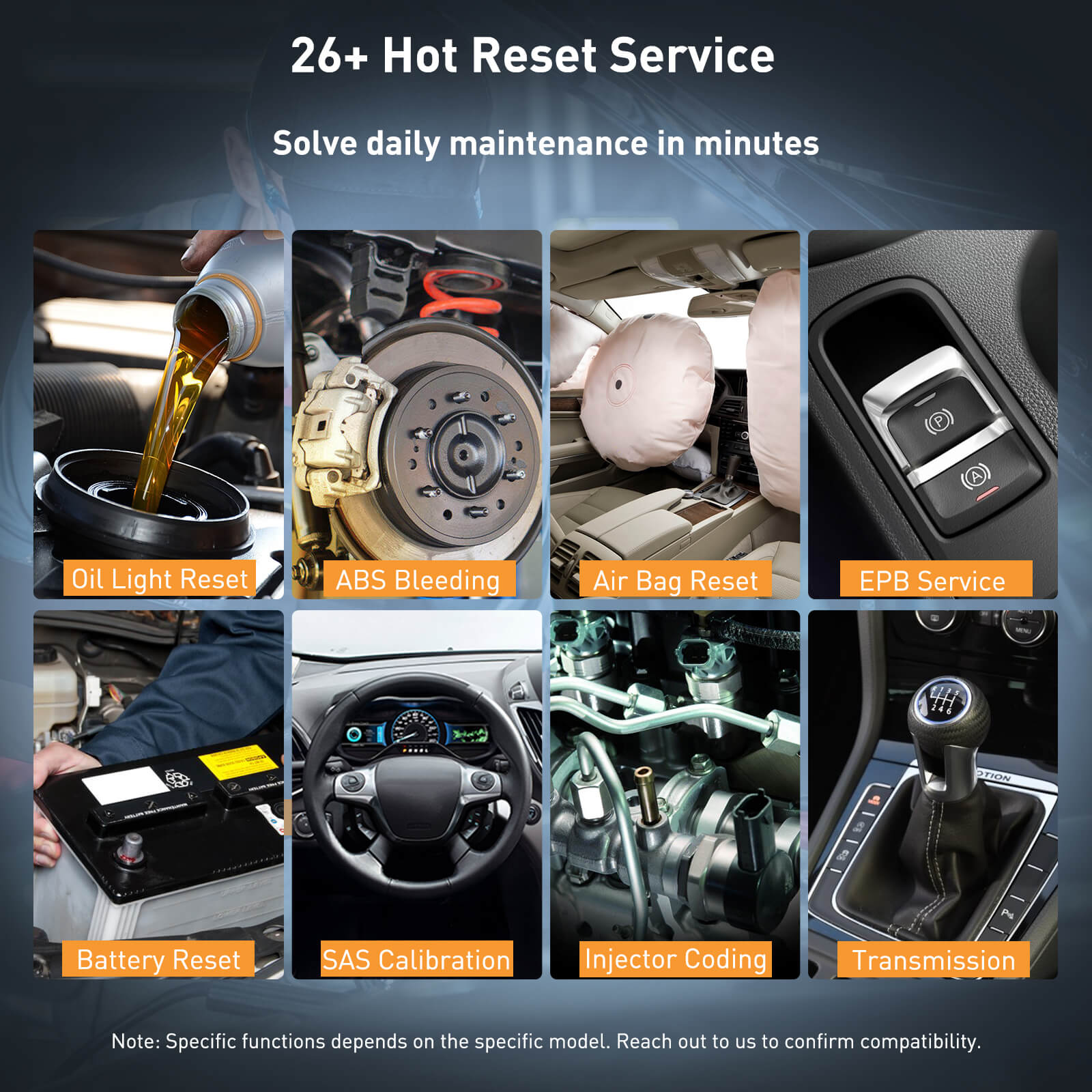 CGSULIT SC530 Nissan/Infinity Scan Tool has 26+ special functions. Get your service done efficiently and effortlessly.