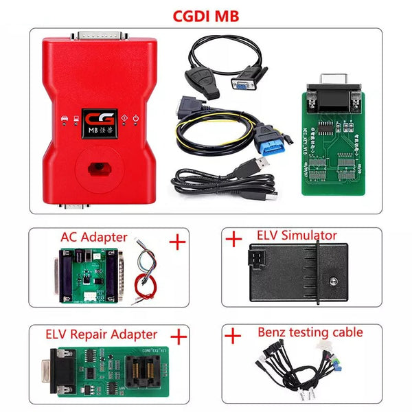 CGDI MB Mercedes-Benz Key Programmer with Full Adapters including EIS
